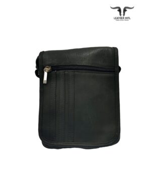 Bolso manos libres caballero en cuero 100% legitimo mediano