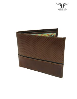 Billeteras alta gama cuero 100% color cafe línea central