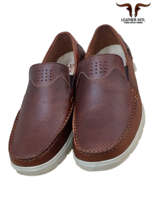 Zapato sport casual caballero tabaco 100% cuero