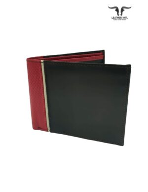 Billeteras alta gama elegante en cuero 100% cafe lateral