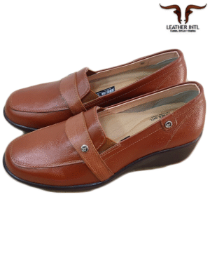 Zapatos para dama color miel elegante